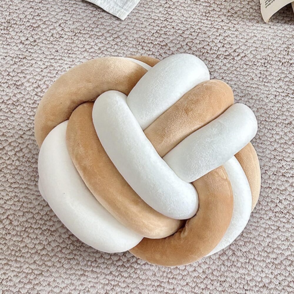 9801 8.7 inch Knot Pillow Ball Soft Home Decorative Throw Pillows Cushion